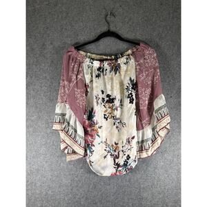 Whitehouseblackmarket Blouse Women‎ XS Off The Shoulder Stretch Floral Relax